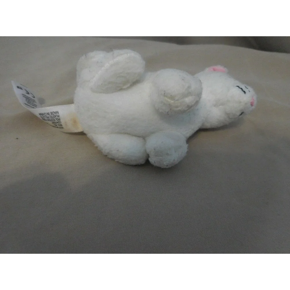 American Girl Doll Rebecca's White Kitten Cat‎ Pet Plush 2013 F9709